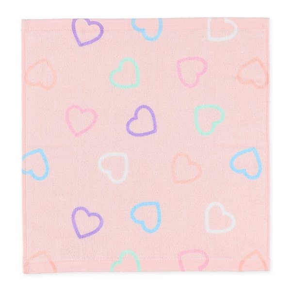 2枚組ウォッシュタオル（ハート）