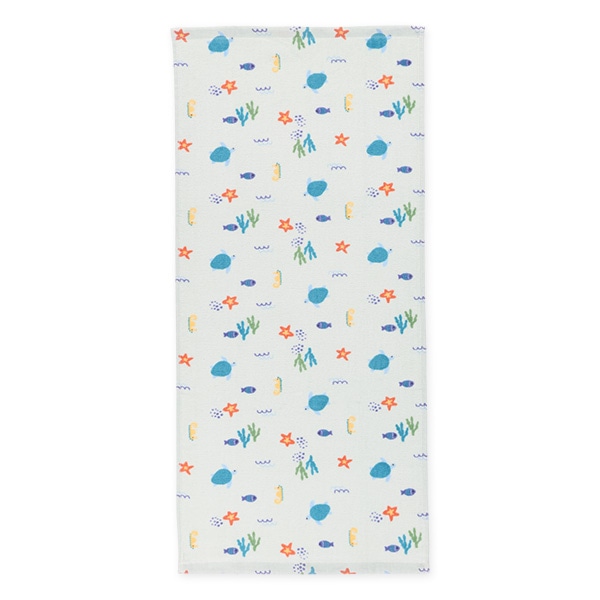 2枚組フェイスタオル（海の生き物）