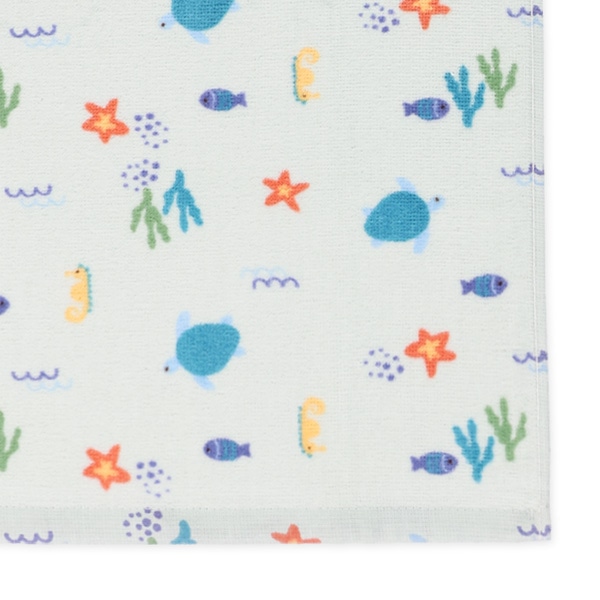 2枚組フェイスタオル（海の生き物）