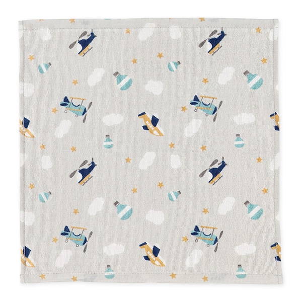 2枚組ウォッシュタオル（飛行機）