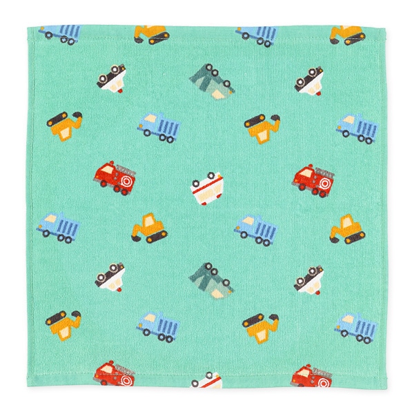 2枚組ウォッシュタオル（くるま）