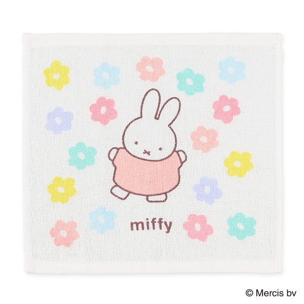 3枚組ウォッシュタオル ハッピーフラワーデイズ（ミッフィー）