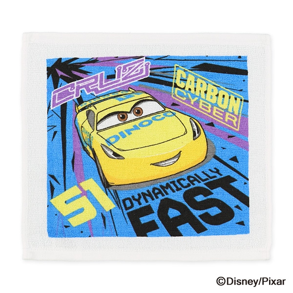 3枚組ウォッシュタオル スピードスタイル（カーズ）