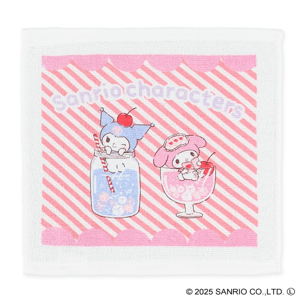 3枚組ウォッシュタオル あわあわクリームソーダ（サンリオキャラクターズ）