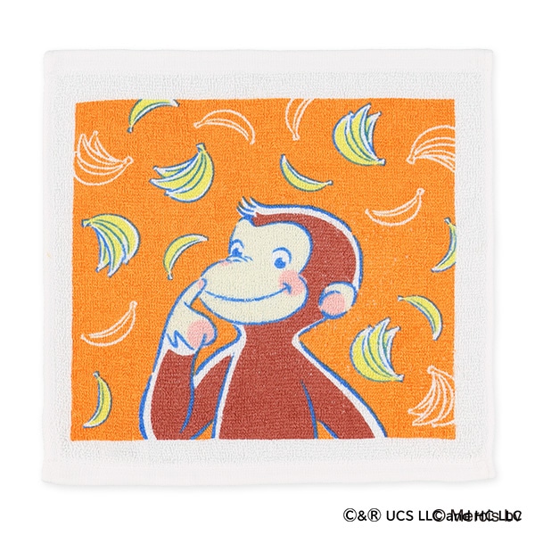 3枚組ウォッシュタオル ナイスボーダー（おさるのジョージ）