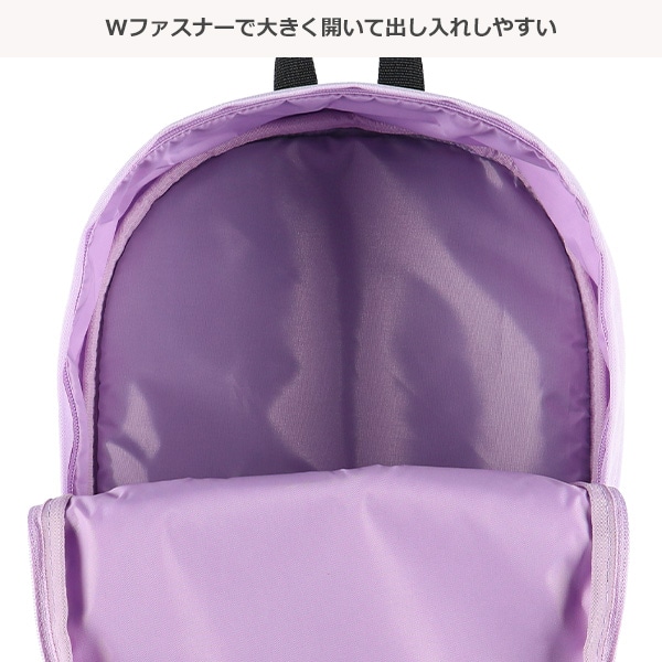 リュック（チェックネコワッペン）