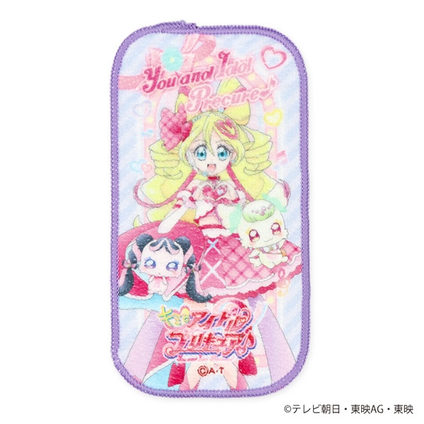 バンダイ）2枚組プチタオル（キミとアイドルプリキュア）