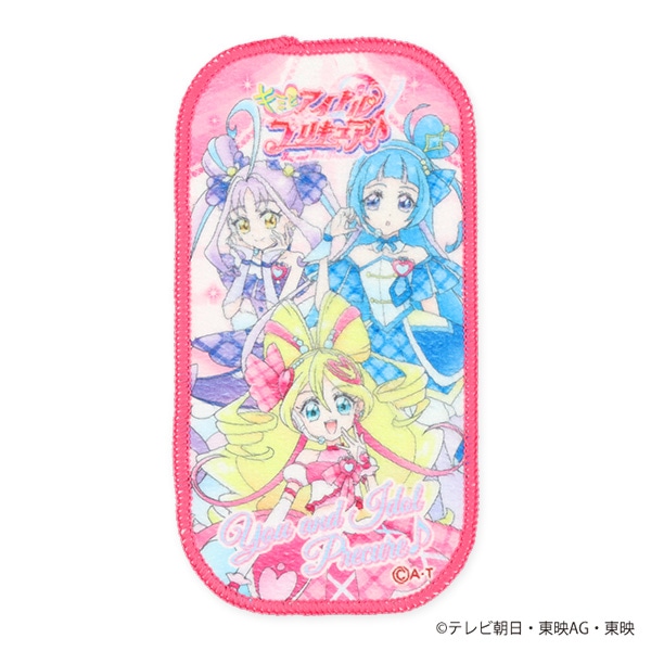 バンダイ）2枚組プチタオル（キミとアイドルプリキュア）