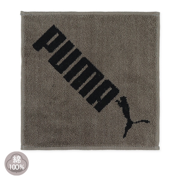 PUMA）ミニタオル（グレー）