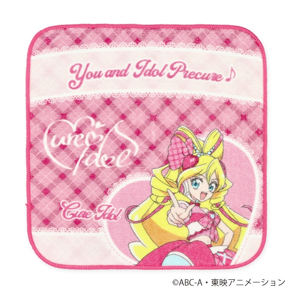 バンダイ）ハンドタオル（プリキュア・ピンク）