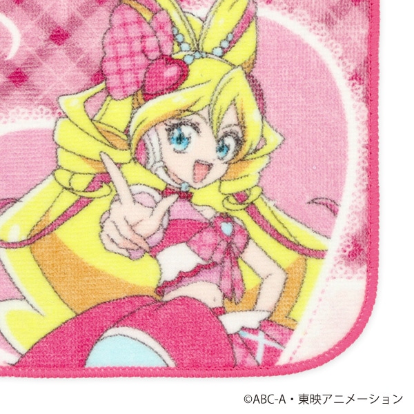 バンダイ）ハンドタオル（プリキュア・ピンク）