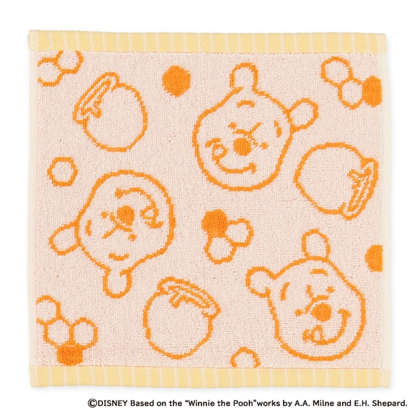 2枚組ジャガードハンドタオル（くまのプーさん）