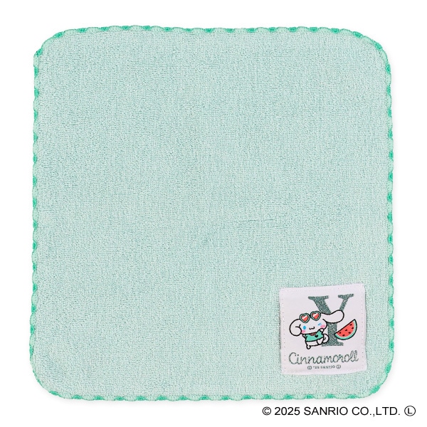 ワッペンイニシャルハンドタオル（シナモロール・Y）