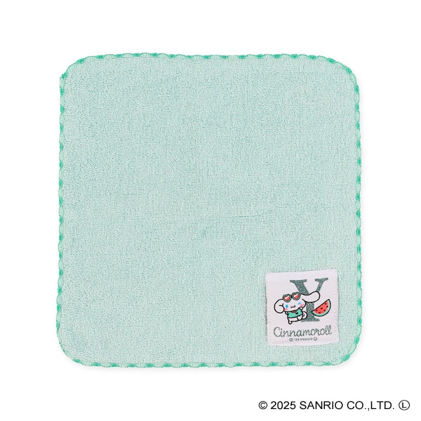 ワッペンイニシャルハンドタオル（シナモロール・Y）