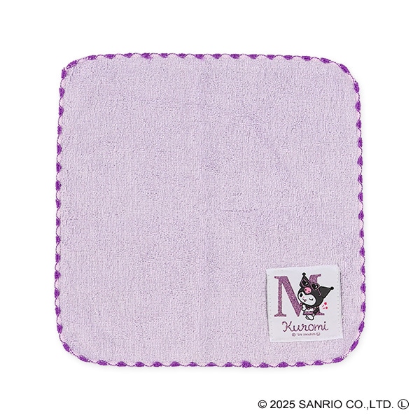 ワッペンイニシャルハンドタオル（クロミ・M）