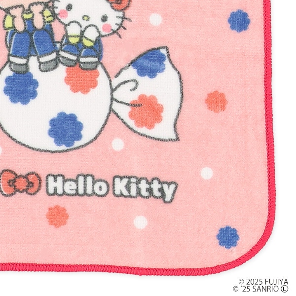 ハンドタオル（ハローキティ×ペコちゃん）