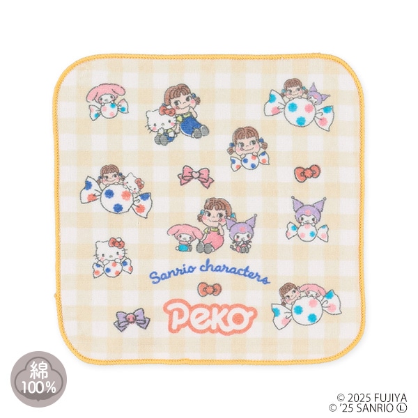 ハンドタオル（サンリオキャラクターズ×ペコちゃん）
