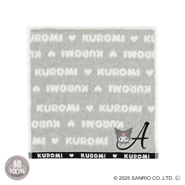 イニシャルハンドタオル（クロミ・A）