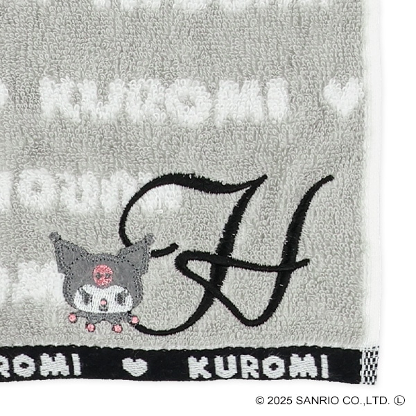 イニシャルハンドタオル（クロミ・H）