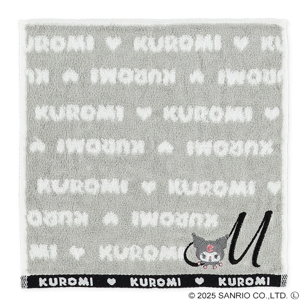 イニシャルハンドタオル（クロミ・M）