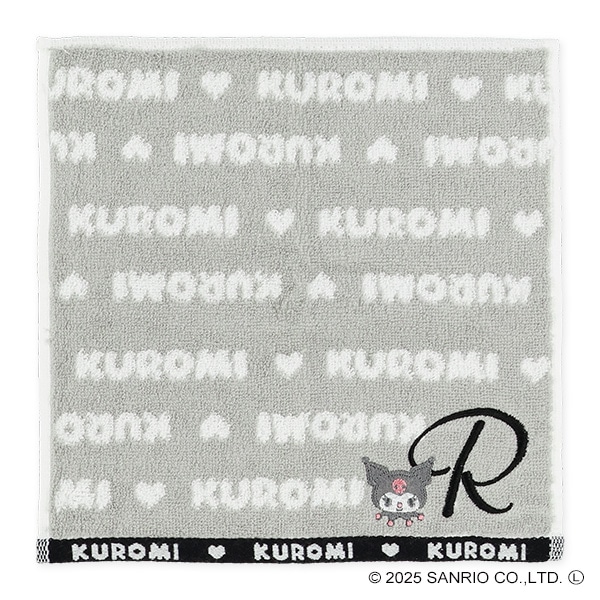 イニシャルハンドタオル（クロミ・R）
