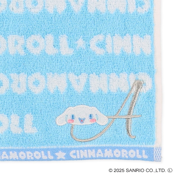 イニシャルハンドタオル（シナモロール・A）