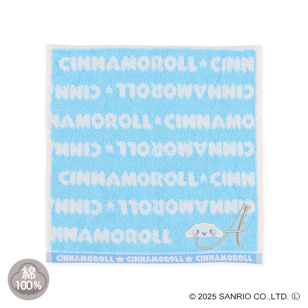 イニシャルハンドタオル（シナモロール・A）
