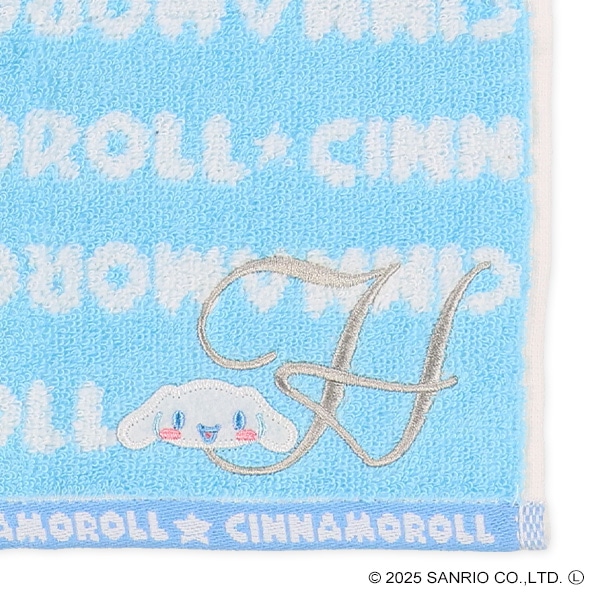 イニシャルハンドタオル（シナモロール・H）