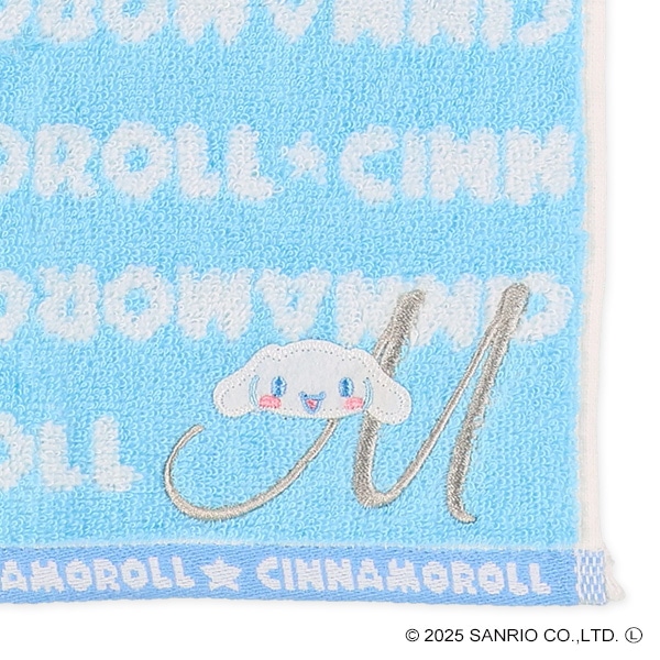 イニシャルハンドタオル（シナモロール・M）