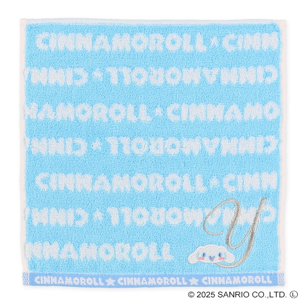イニシャルハンドタオル（シナモロール・Y）