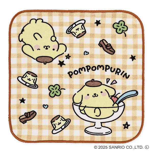 ハンドタオル（ゆるっと・ポムポムプリン）