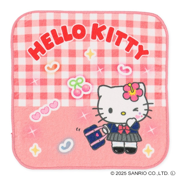 ハンドタオル（スクール・ハローキティ）