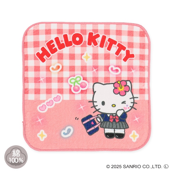 ハンドタオル（スクール・ハローキティ）