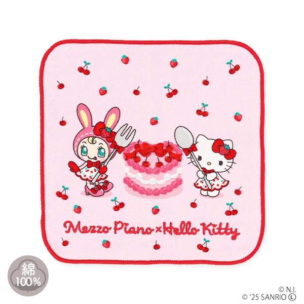 バンダイ）ハンドタオル（メゾピアノ×ハローキティ パネル）