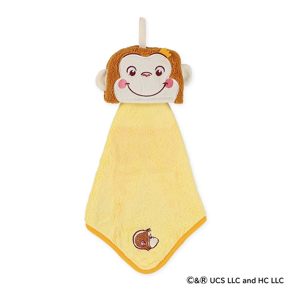 マイクロループタオル（おさるのジョージ・にんまりジョージ）