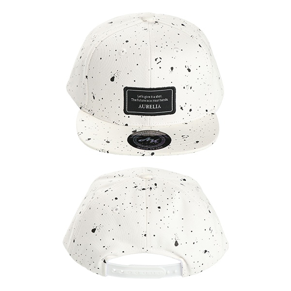 平つば帽子（モノトーンペイント）