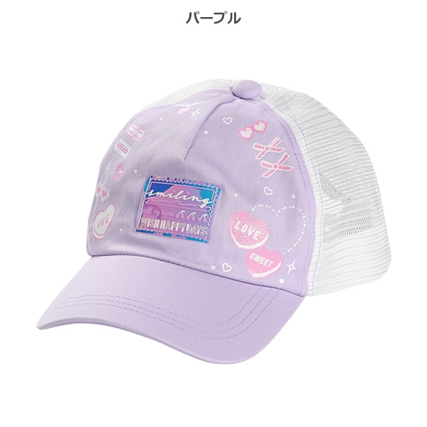 メッシュ帽子（コスメワッペン）