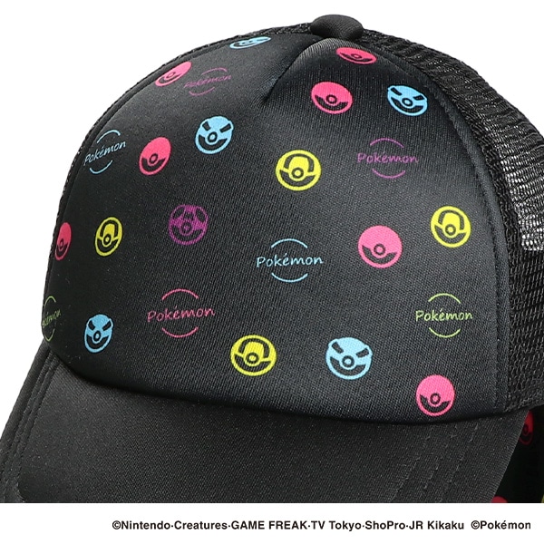 垂れ付きメッシュ帽子（ポケモン）