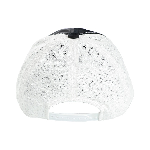 メッシュ帽子（編み上げリボン）