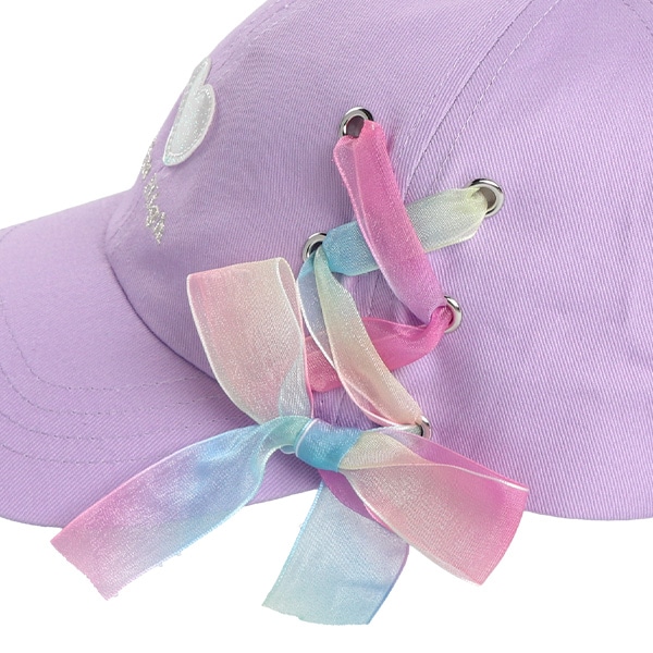 横レースアップキャップ