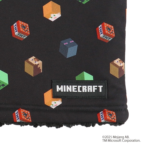 ネックウオーマー（マインクラフト・ブラック）
