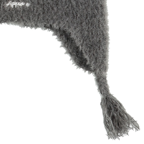 シャギーニットねこ耳ウィンター帽子