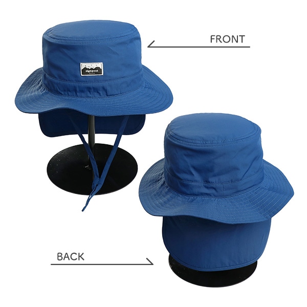 遮熱垂れ付きサファリ帽子