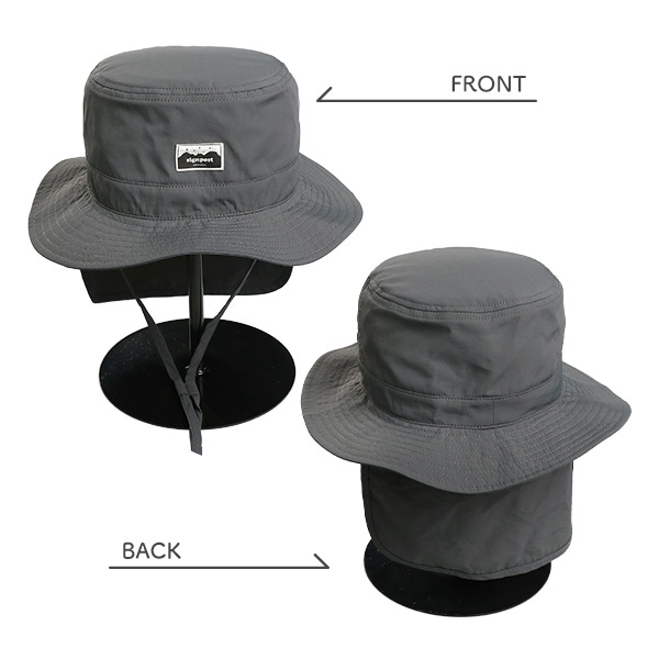 遮熱垂れ付きサファリ帽子