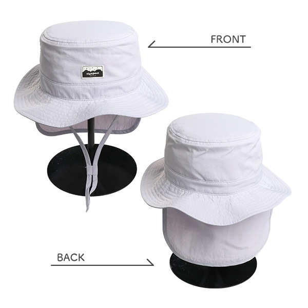 遮熱垂れ付きサファリ帽子