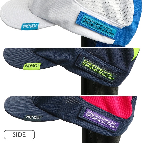 垂れ付きメッシュプラクティスキャップ