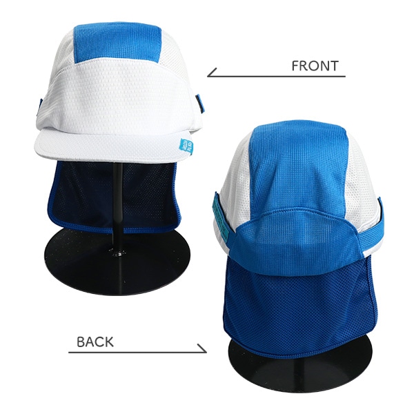 垂れ付きメッシュプラクティスキャップ