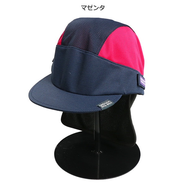 垂れ付きメッシュプラクティスキャップ