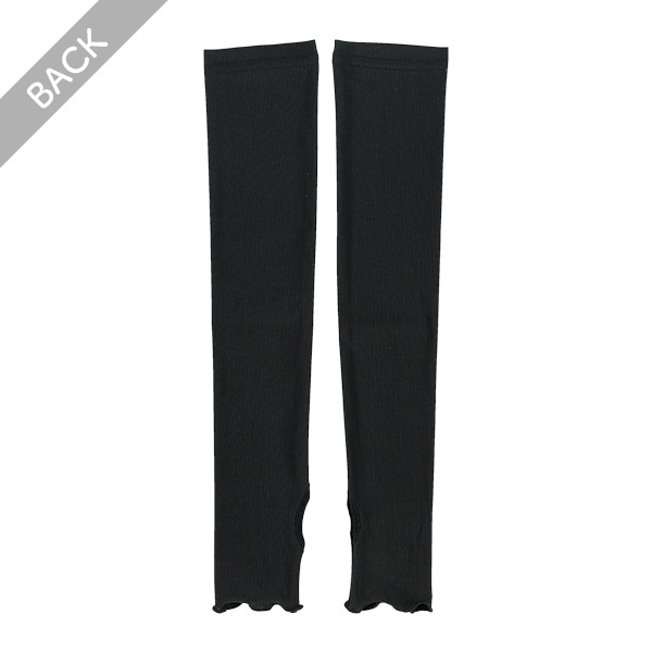 接触冷感キッズアームカバー（リブメロウ刺繍）