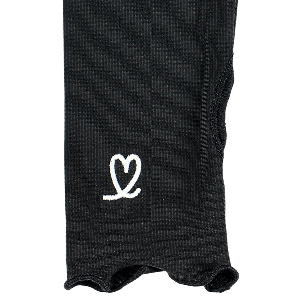 接触冷感キッズアームカバー（リブメロウ刺繍）